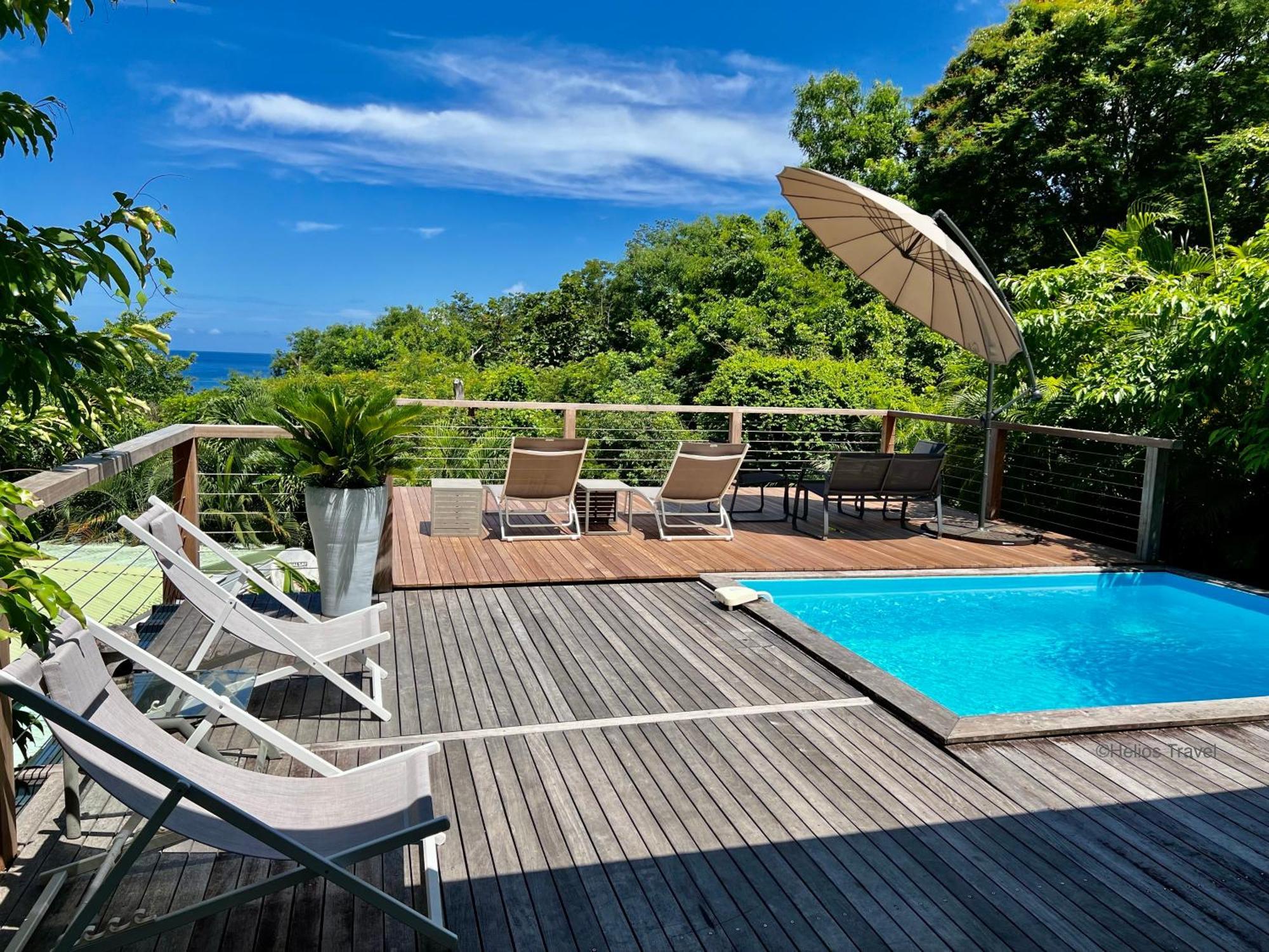 Case Coco Pointe Batterie. Piscine, Vue Mer, 4 P. デエエ エクステリア 写真